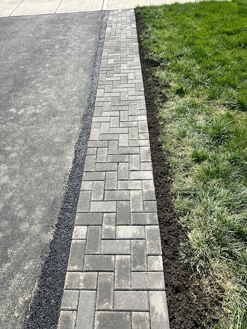 Driveway Extension Project in New Albany, OH